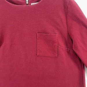 Merona Burgundy 3/4 Sleeve Women's XL Business Casual Blouse 3/$15